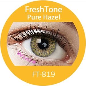 Pure Hazel soft color lens